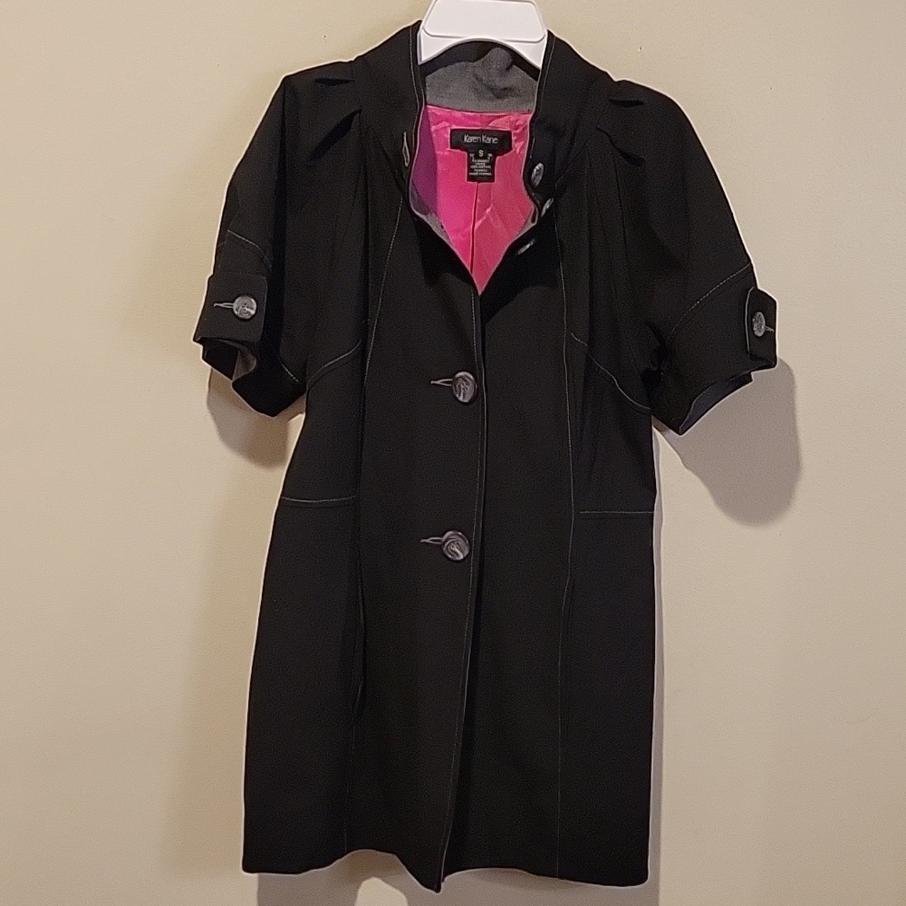❤️ NWOT! KAREN KANE SHORT SLEEVE JACKET, SMALL - Picture 6 of 11